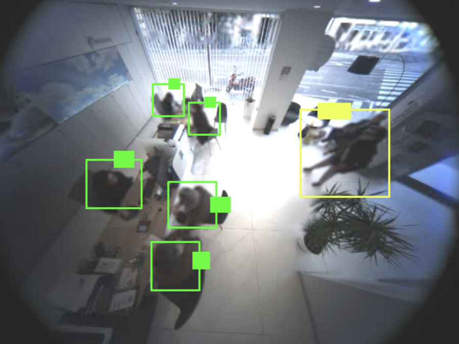 Counting the number of customers in one of Iberdrola’s customer service stores